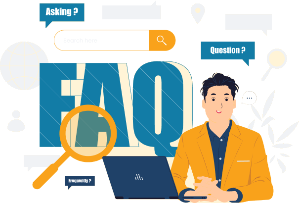 Support agent answering frequently asked visa questions