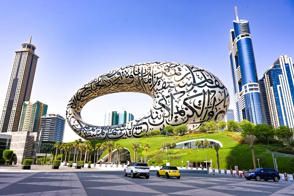 Museum of the Future and Dubai skyline